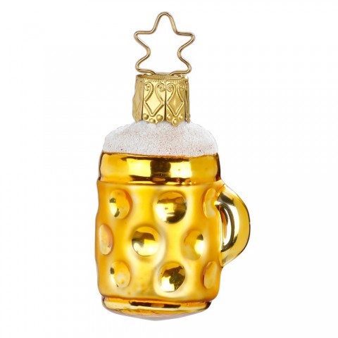 NEW - Inge Glas Glass Ornament - Mini Beer Stein